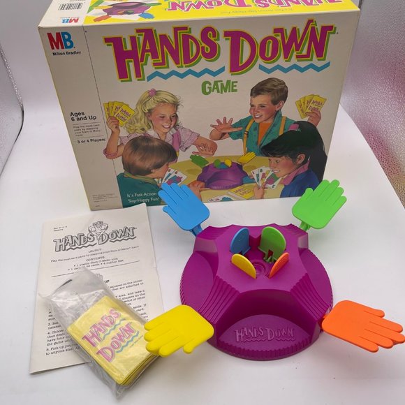 Milton Bradley Games Vintage 987 Milton Bradley Hands Down Game